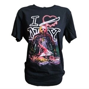 Monster Tease MD "I Love NY" Jason Takes Manhattan Collectible Black Tee